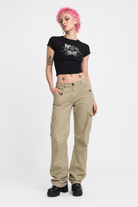 Heart Goth Crop Top L