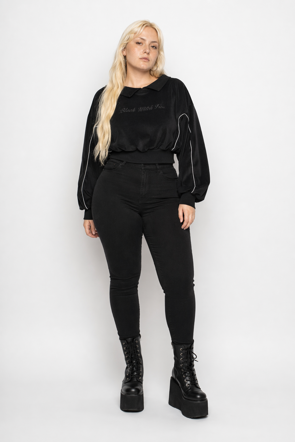 Black Witch Sweatshirt Top