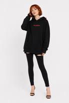 Hellboy Grunge Horn Hoodie Black