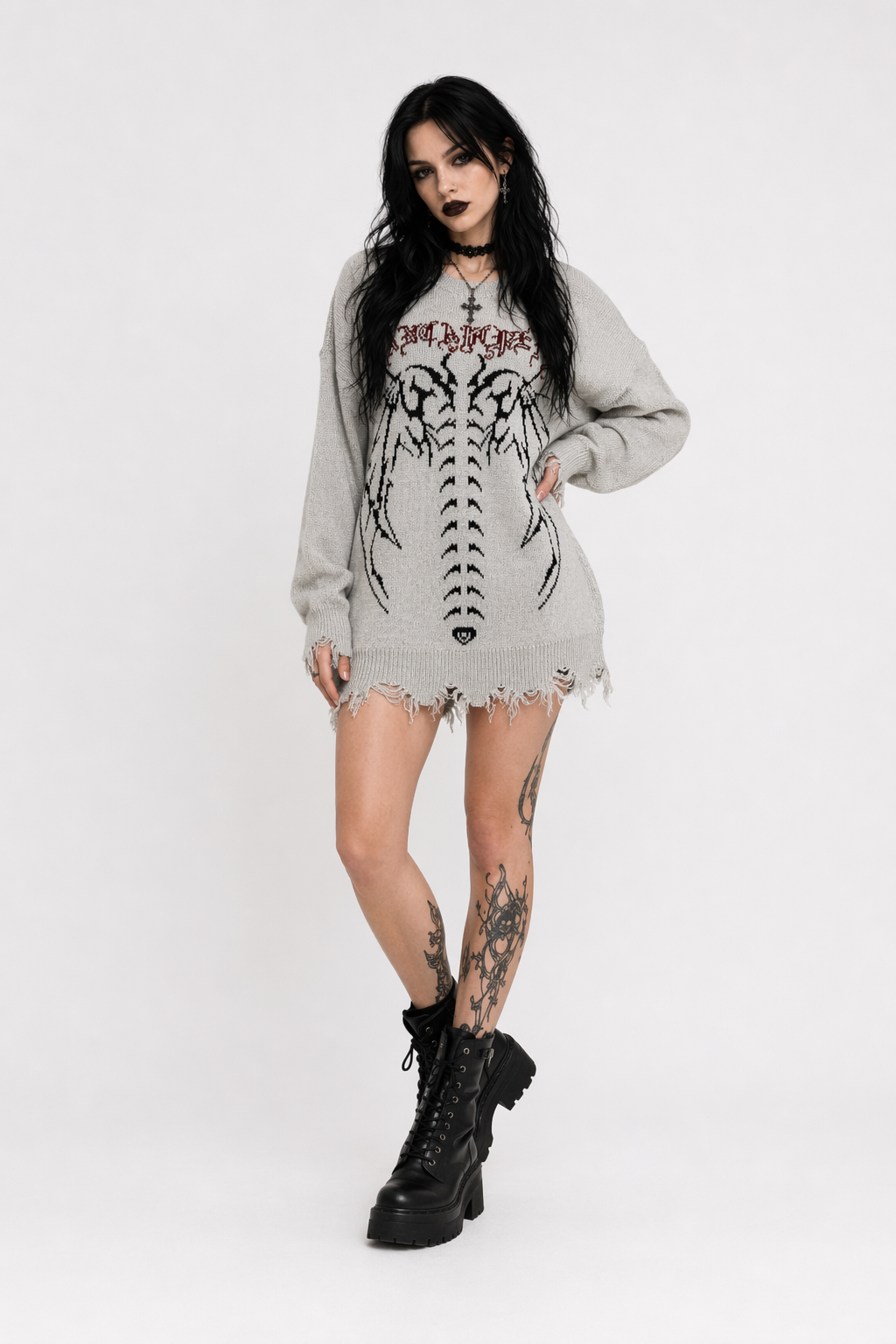 Grunge Femme Fatale Sweater XL