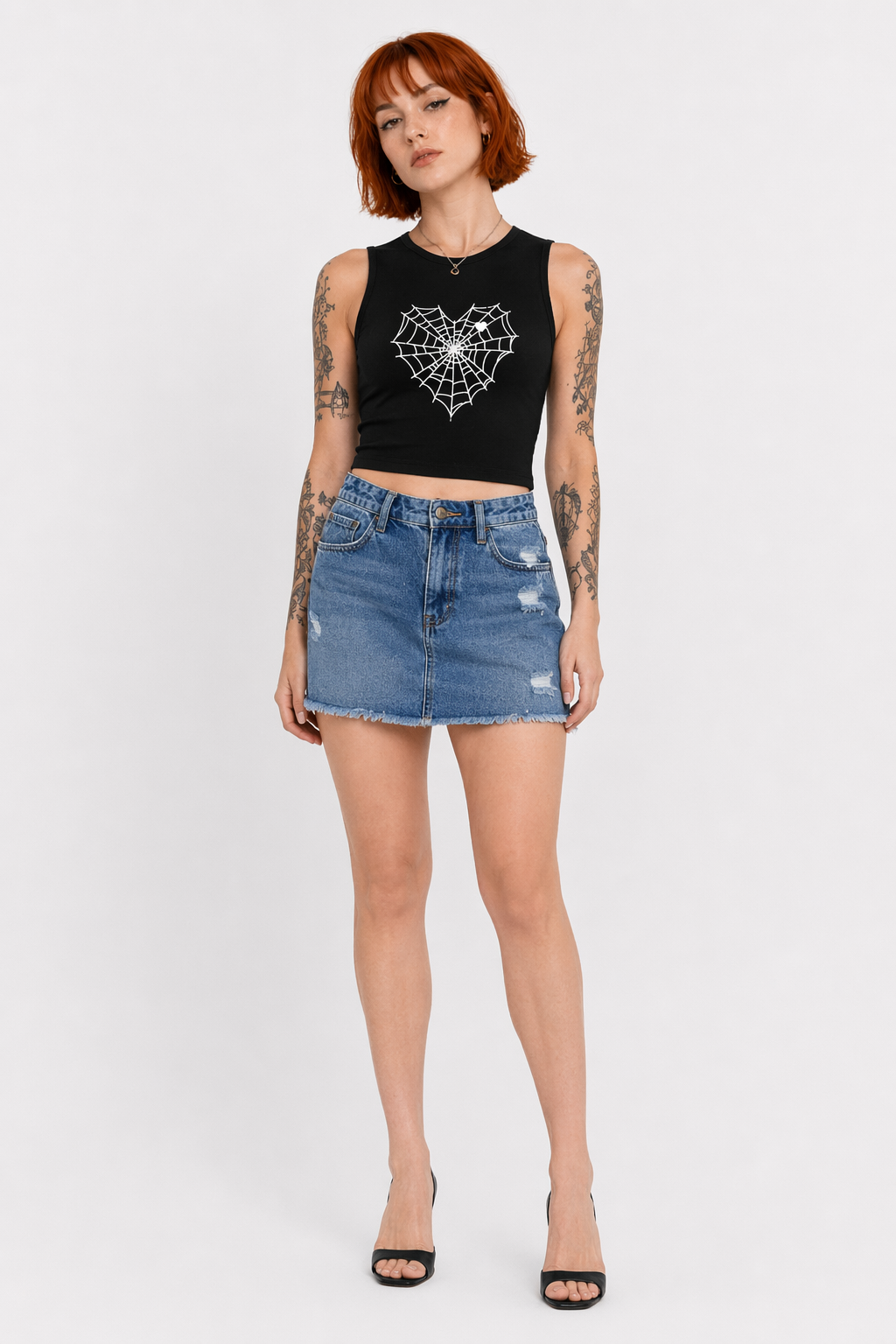 Spiderweb Blouse 2-Black
