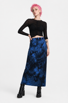 Blue Tie Dye Skirt L