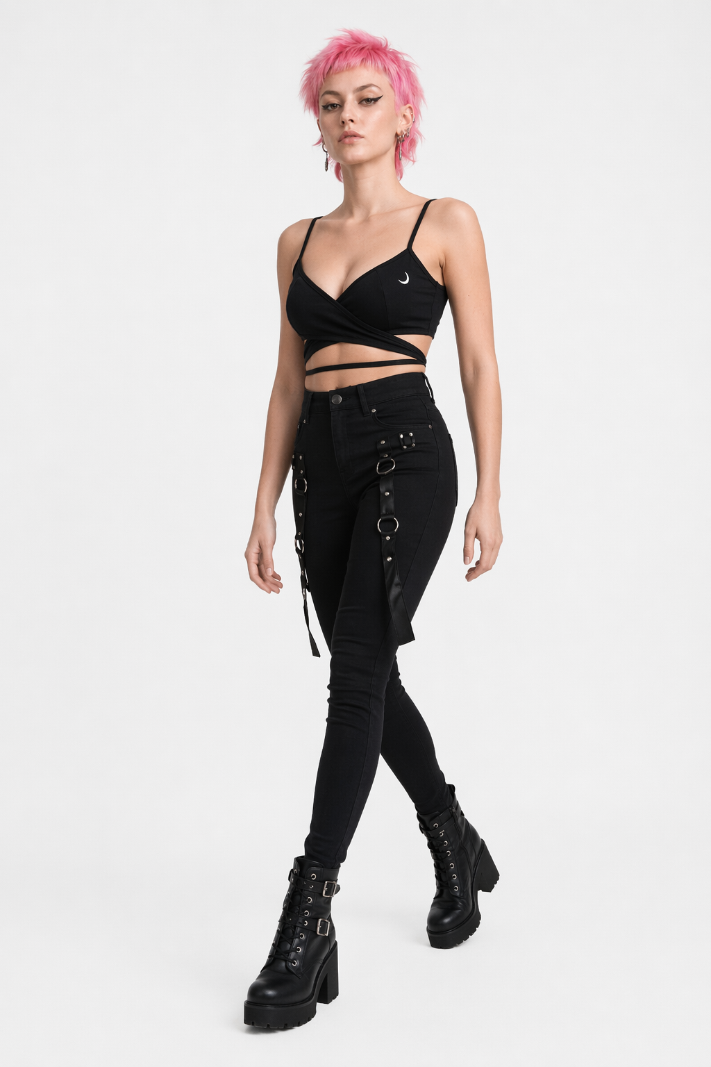 Wizardry Crop Top Black