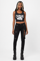 Goth Crop in Eternal Black L