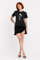 Moon Rose Tee black
