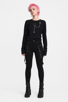Rain Gothic Two Piece Set. Black
