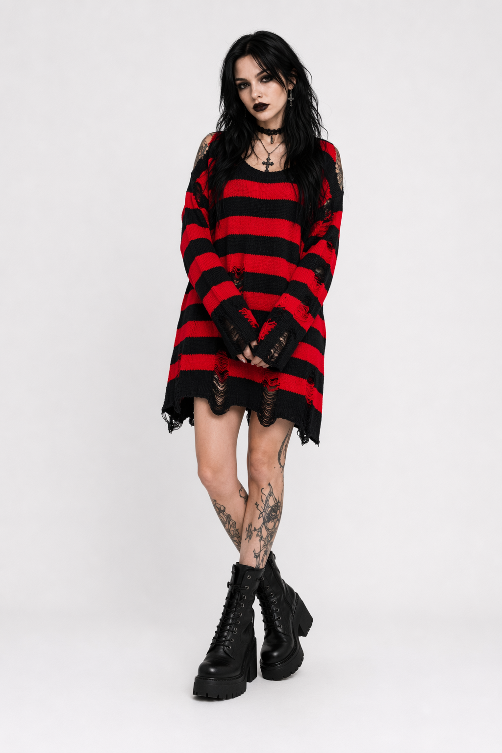 Fearful Flame Sweater XL