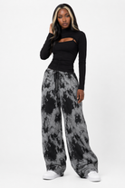 Black Tie Dye Grunge Pants as shown