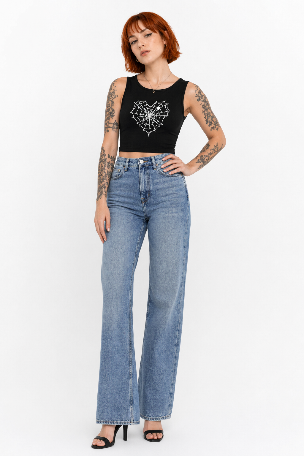 Spiderweb Blouse 3-Black