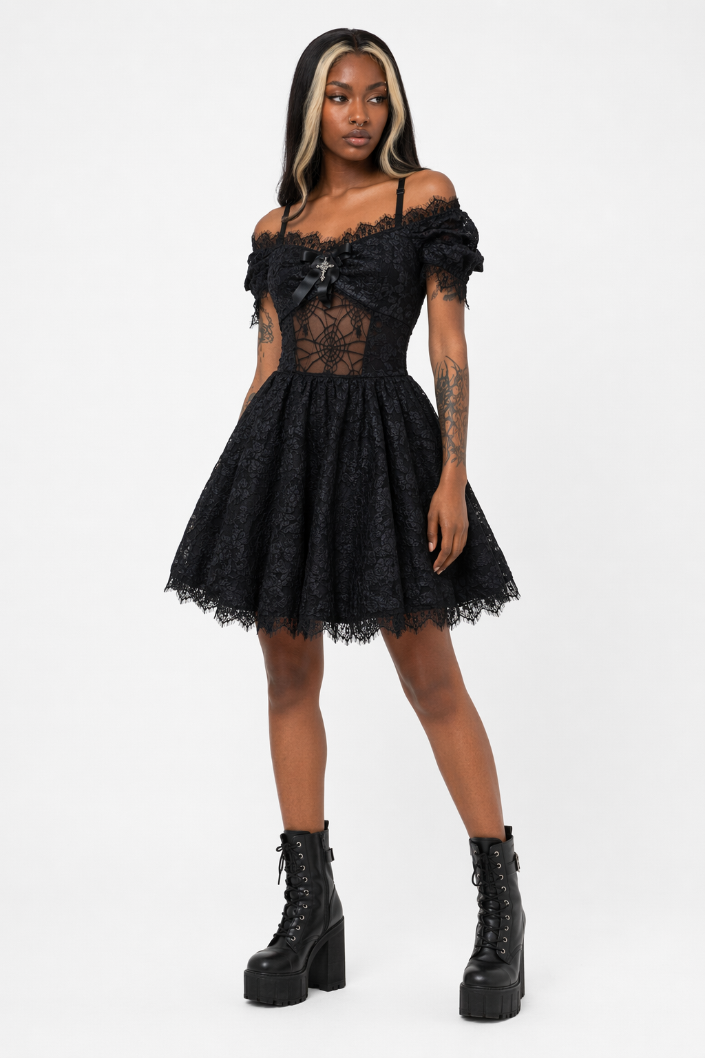 Gothic Lace Dress Default