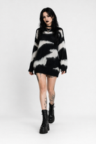 Grunge Stripe Sweater Default Title