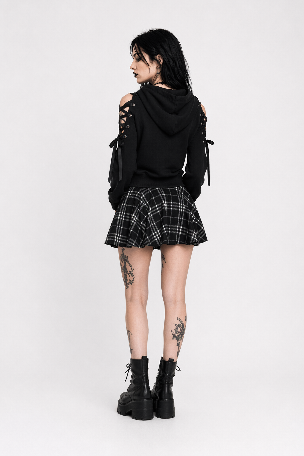 Ivy's Black Cat Hoodie black