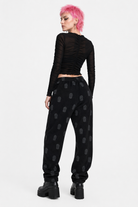 Fearful Grunge Skull Pants' black