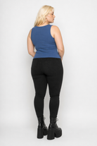 Blue Casual Top Blue