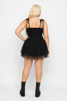 Midnight Alt Bandage Strap Dress Black