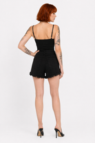 Black Tassel Chain Shorts Black