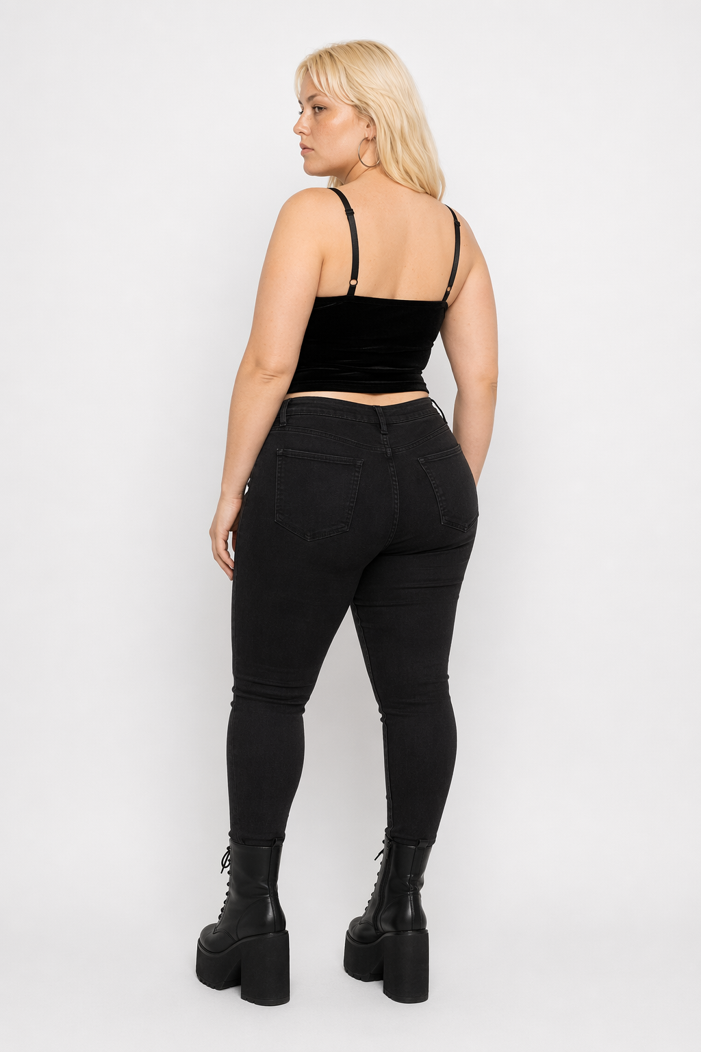 Black Goth Top Black