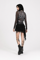 Black Skeleton Print S