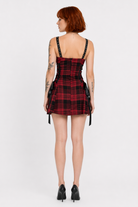 "Rebel Plaid Grunge Dress" 1
