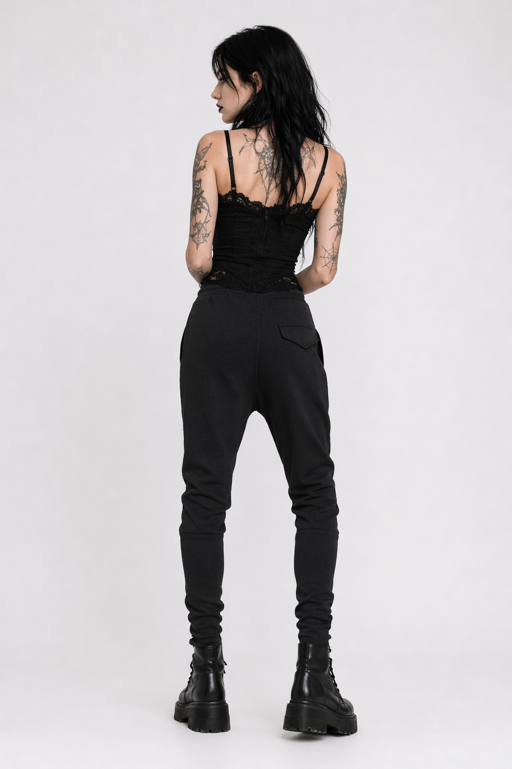 Ebony Male Drop Crotch Pants Default