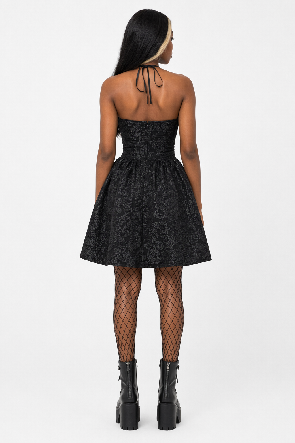 Goth Cross Lolita Dress Black