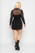 Light's black split dress' Default Title