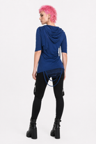 99' Black Hooded Top in Multiple Colors royalblue