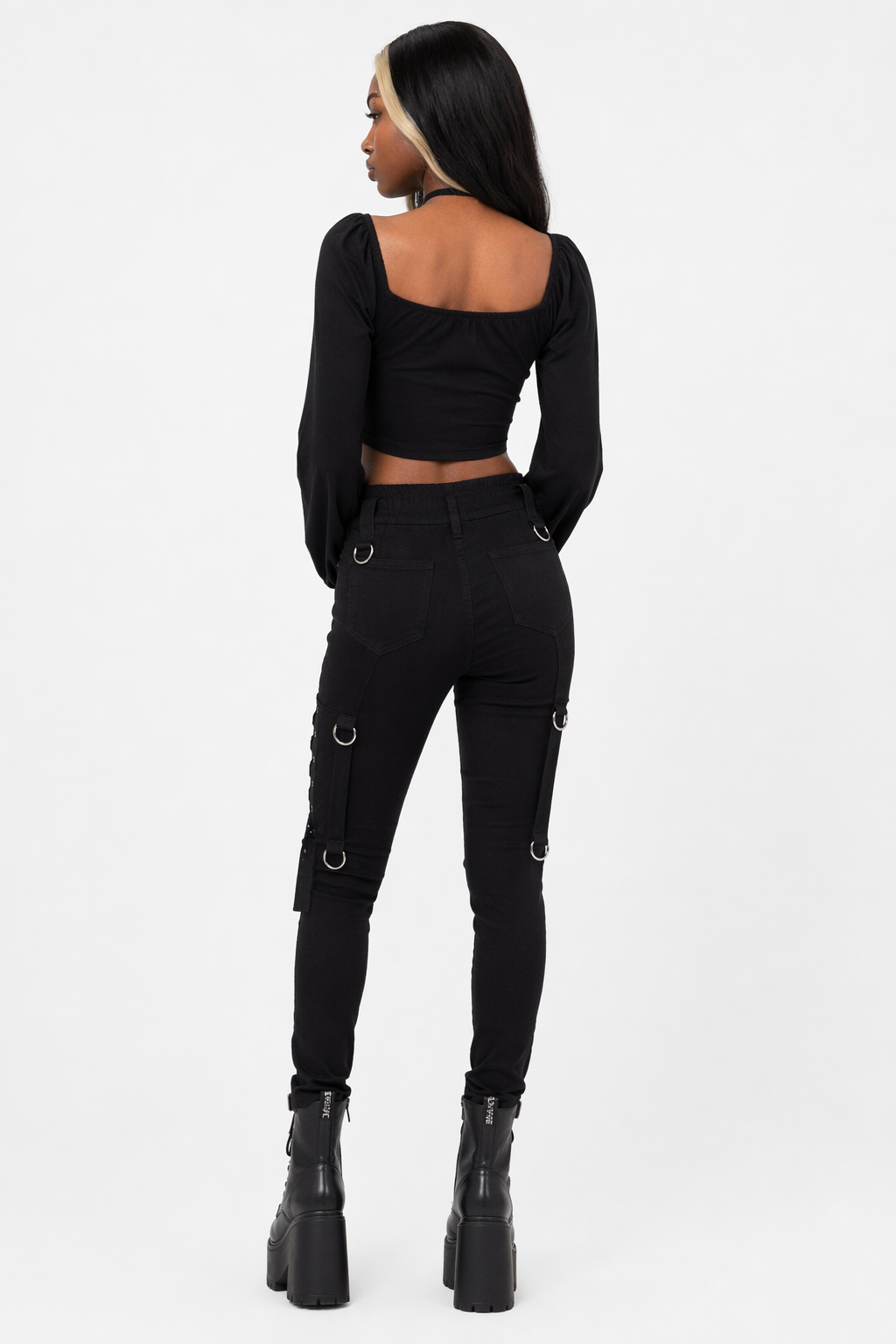 Black Sleeveless Chain Top Default Title
