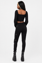 Black Sleeveless Chain Top Default Title