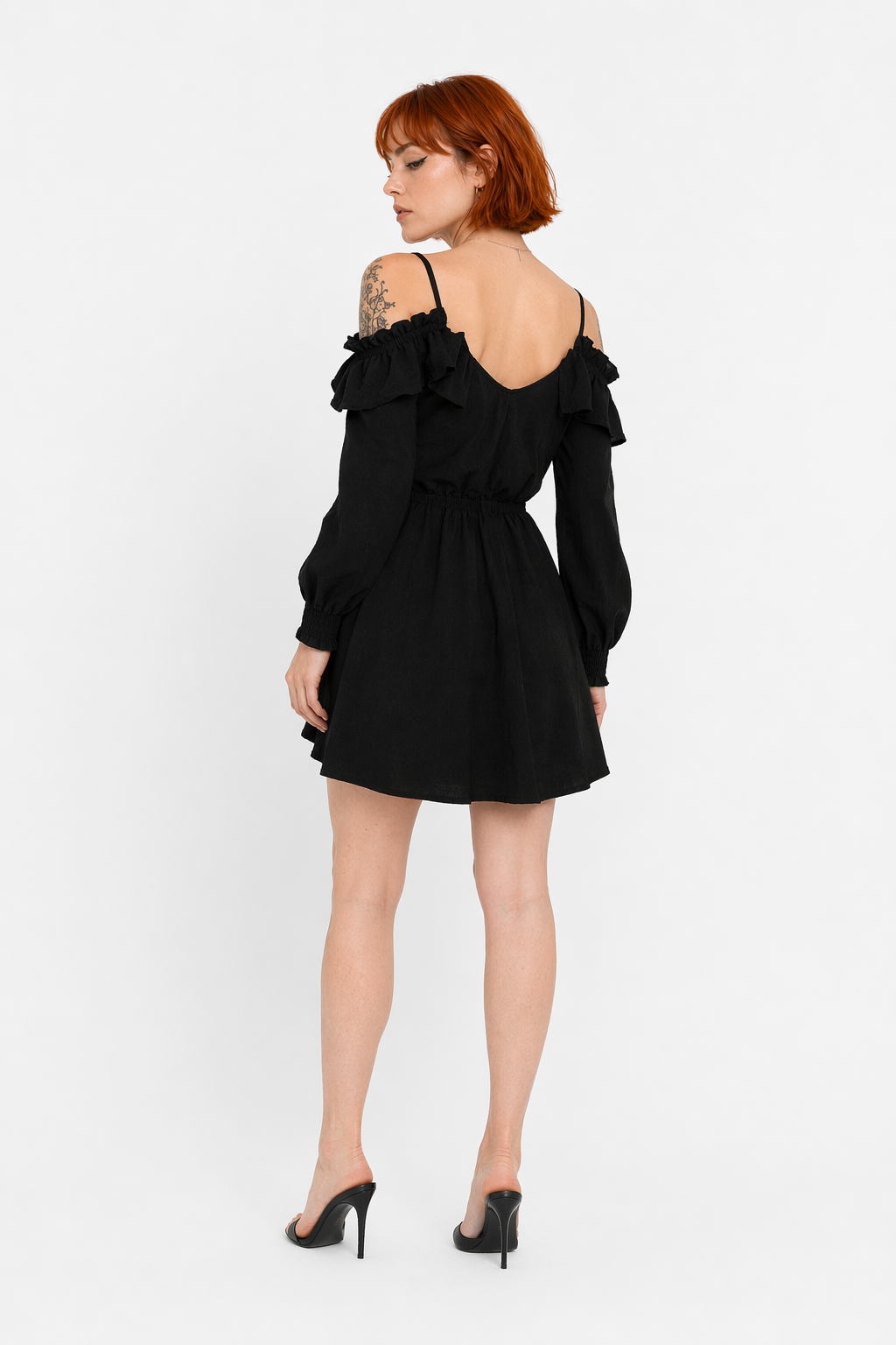 Black Deadbeat Grunge Dress black