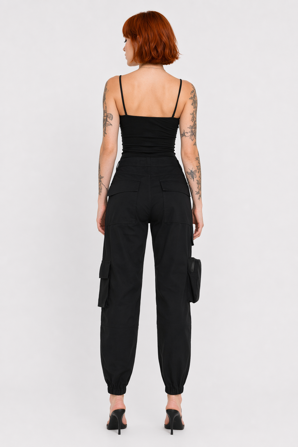"Black Cargo Pants - Take Control" Black