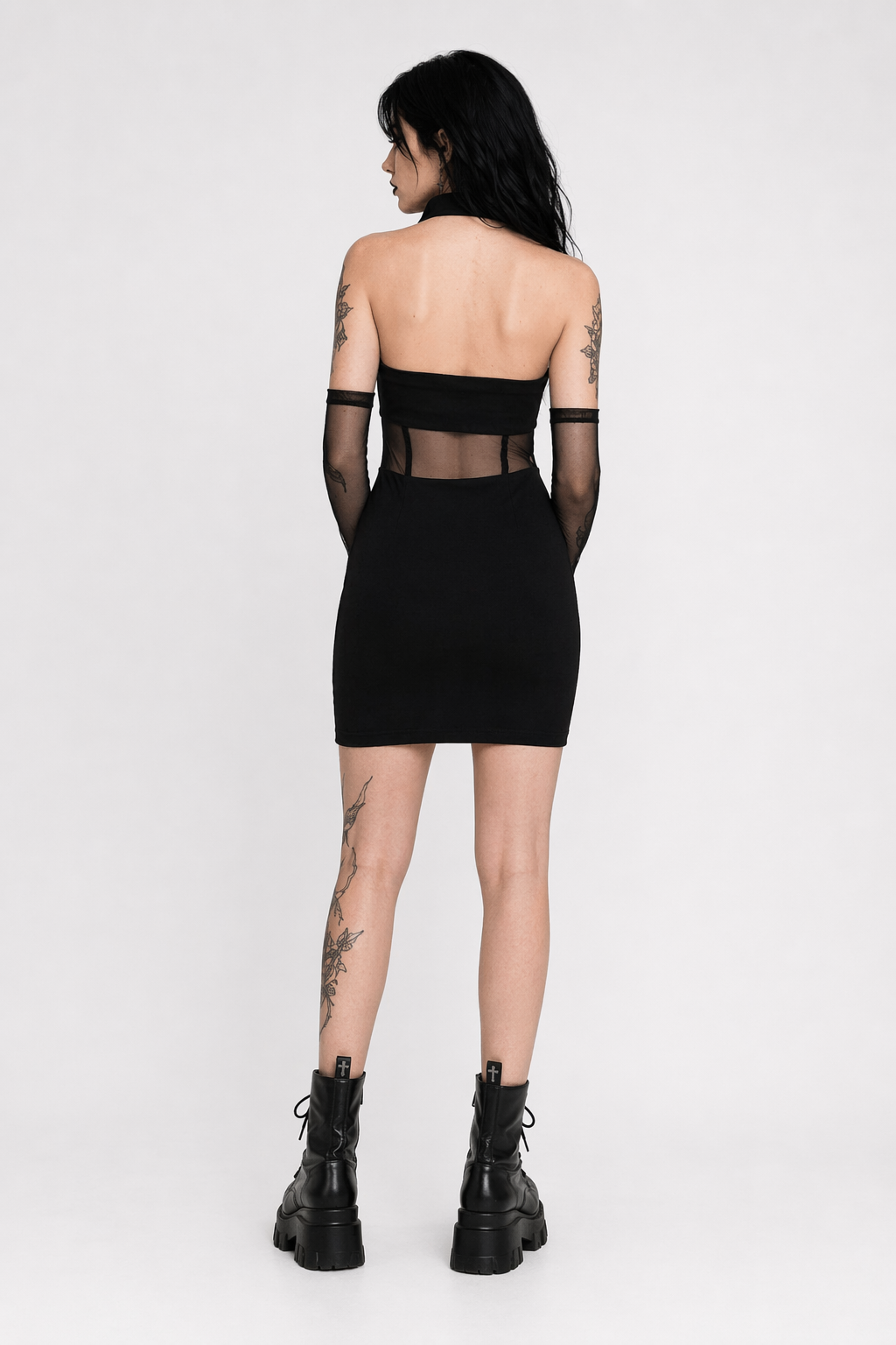 Black Alt Sleeveless Dress' Black