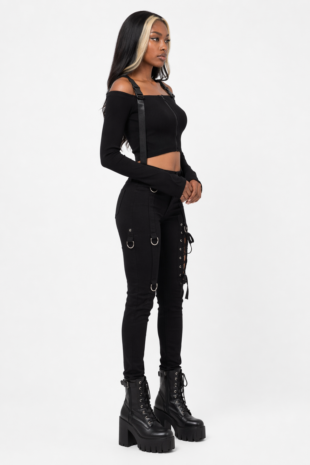 Gothic Black Sleev Black
