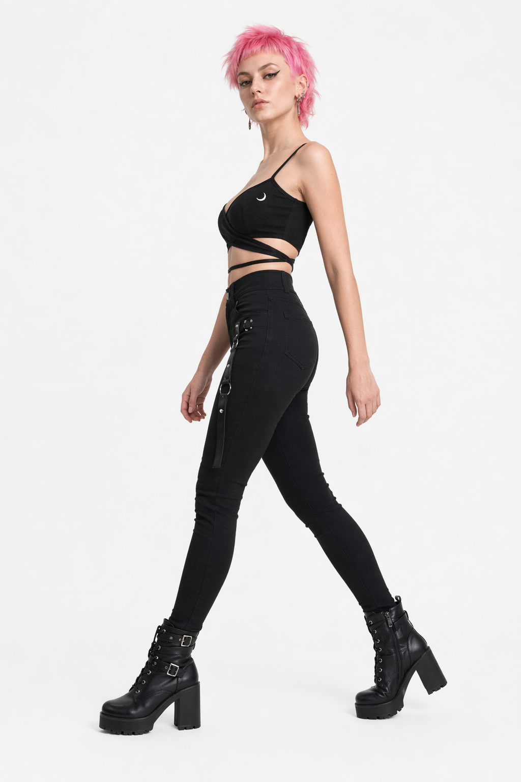 Wizardry Crop Top Black