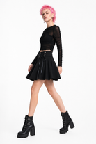 Mystic Lace  Skirt' Black