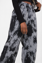 Black Tie Dye Grunge Pants as shown