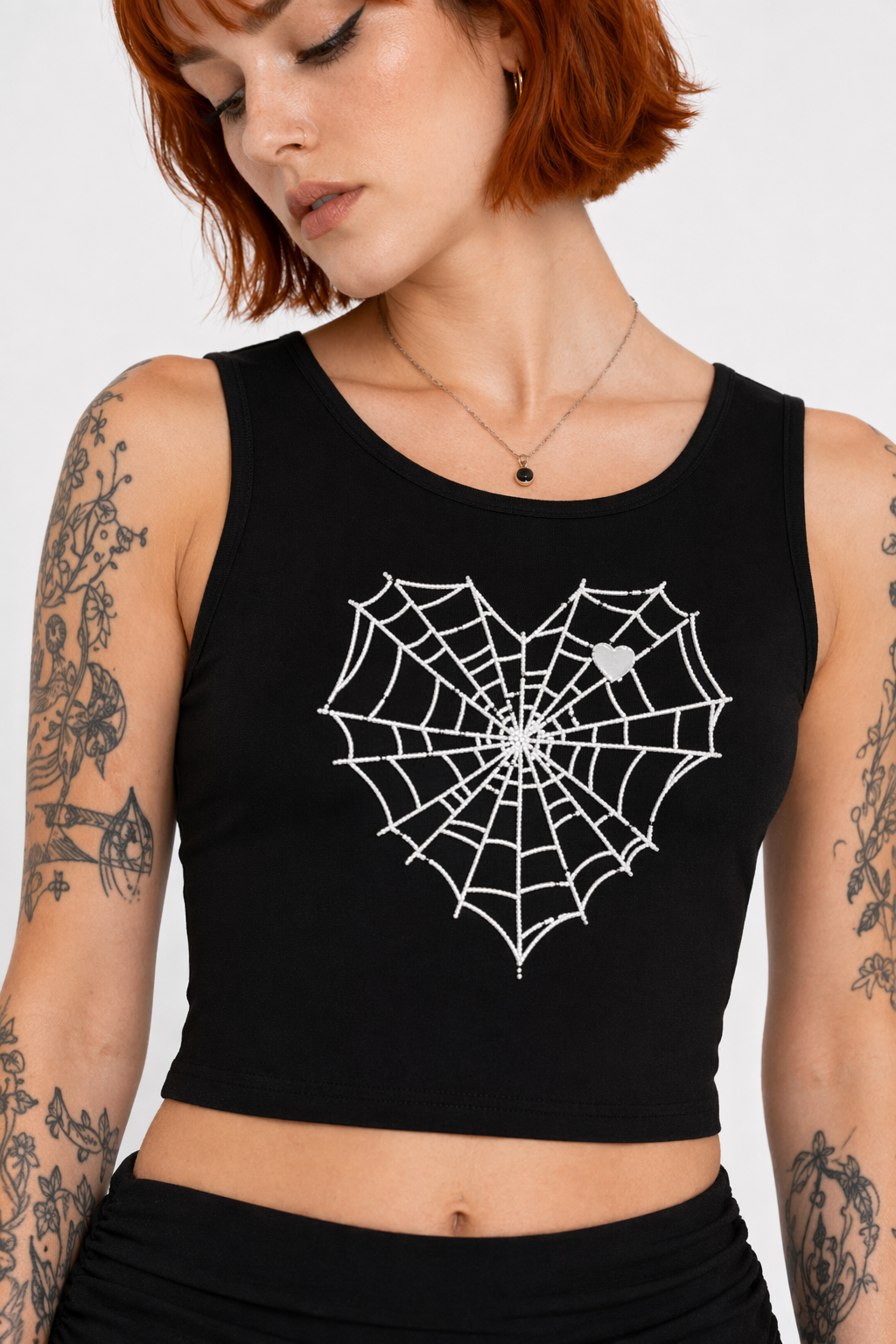 Spiderweb Blouse 2-Black