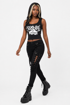 Goth Crop in Eternal Black L