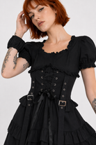 Gothic-inspired Black Dress Black