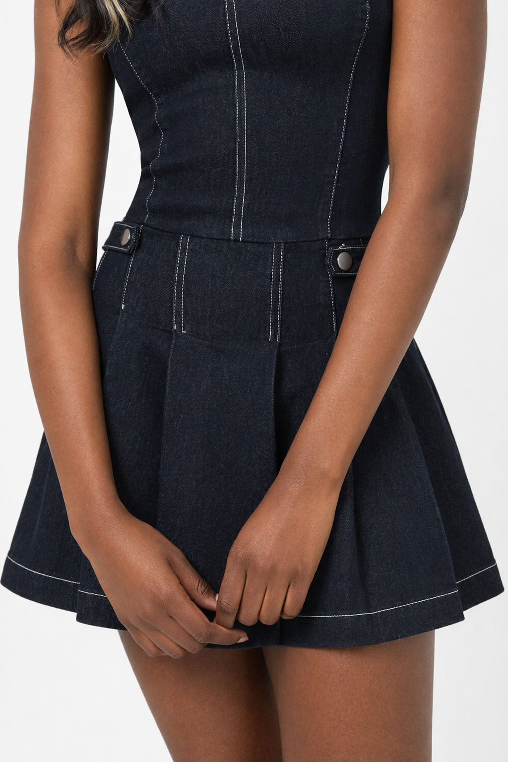 Blue Grunge Denim Dress Inbound Blue