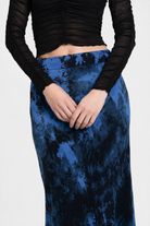 Blue Tie Dye Skirt L