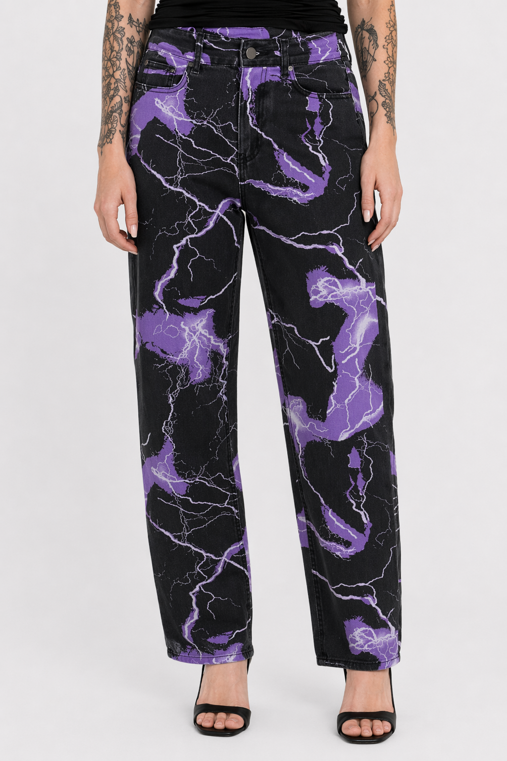 Purple Tie Dye Harem Pants Purple