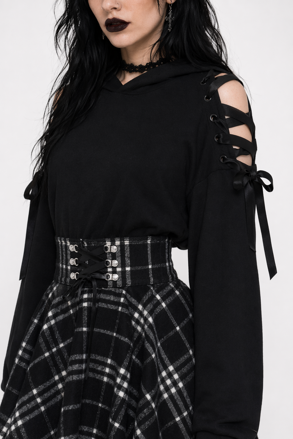 Ivy's Black Cat Hoodie black