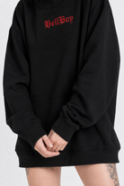 Hellboy Grunge Horn Hoodie Black