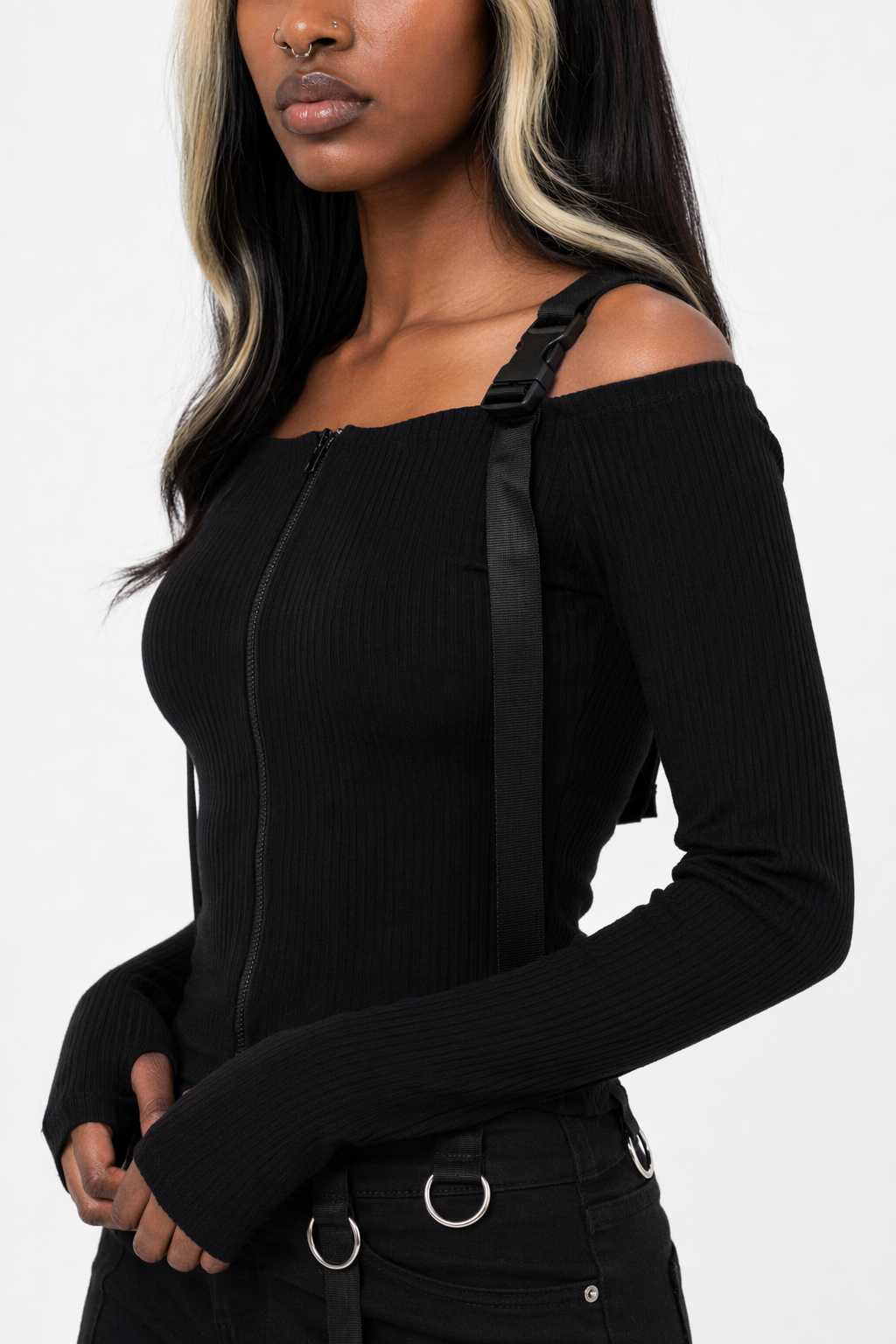Gothic Black Sleev Black