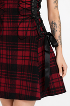 "Rebel Plaid Grunge Dress" 1