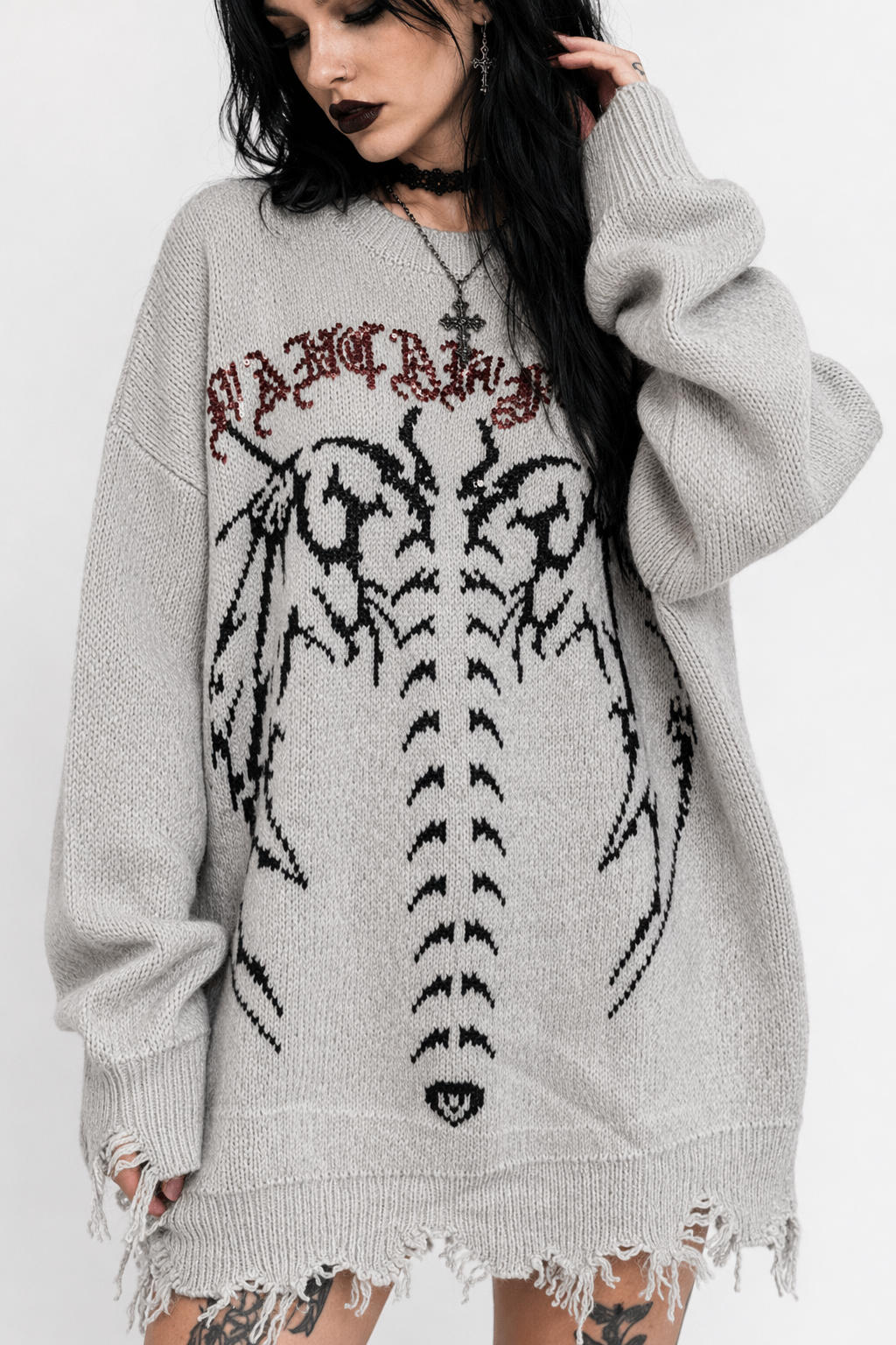 Grunge Femme Fatale Sweater XL