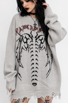Grunge Femme Fatale Sweater XL