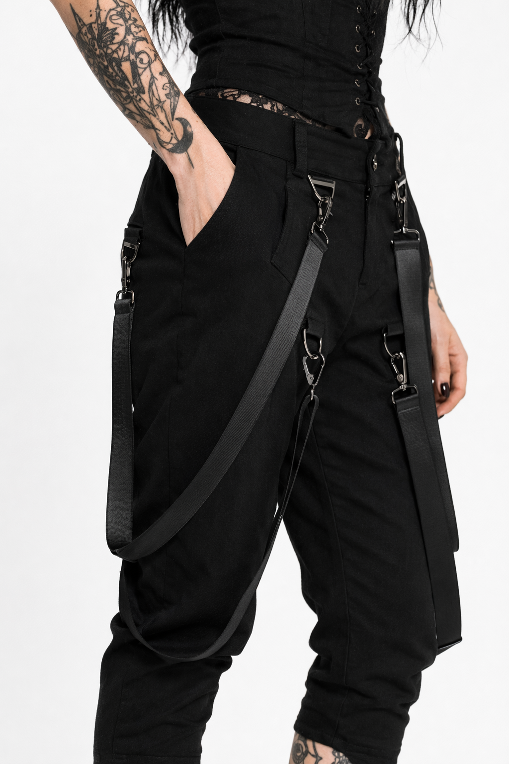 Ebony Male Drop Crotch Pants Default