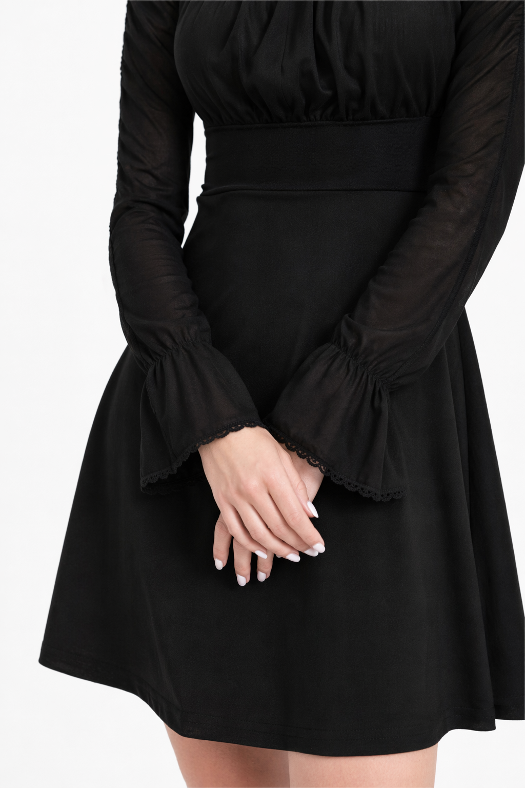 Black & White Lace Dress' Black
